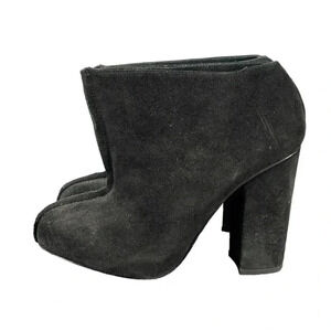 Acne Black Suede Ankle Boots Size  36/6